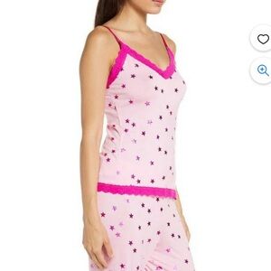 Hanky Panky Camisole Lindsi Lane Pink Stars 2X